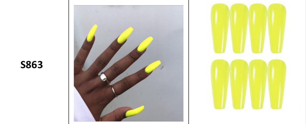 Press on nails S863