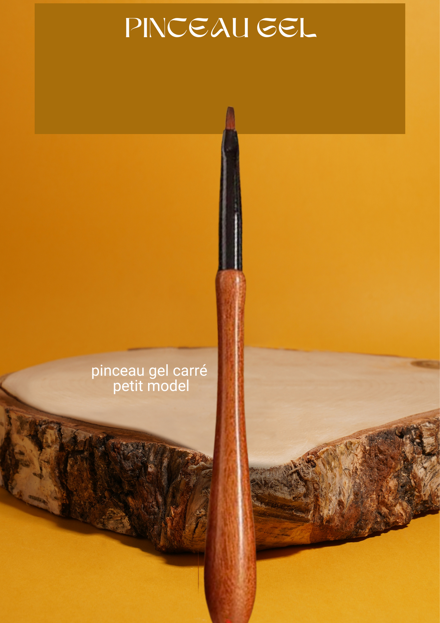 Pinceau gel carré taille S