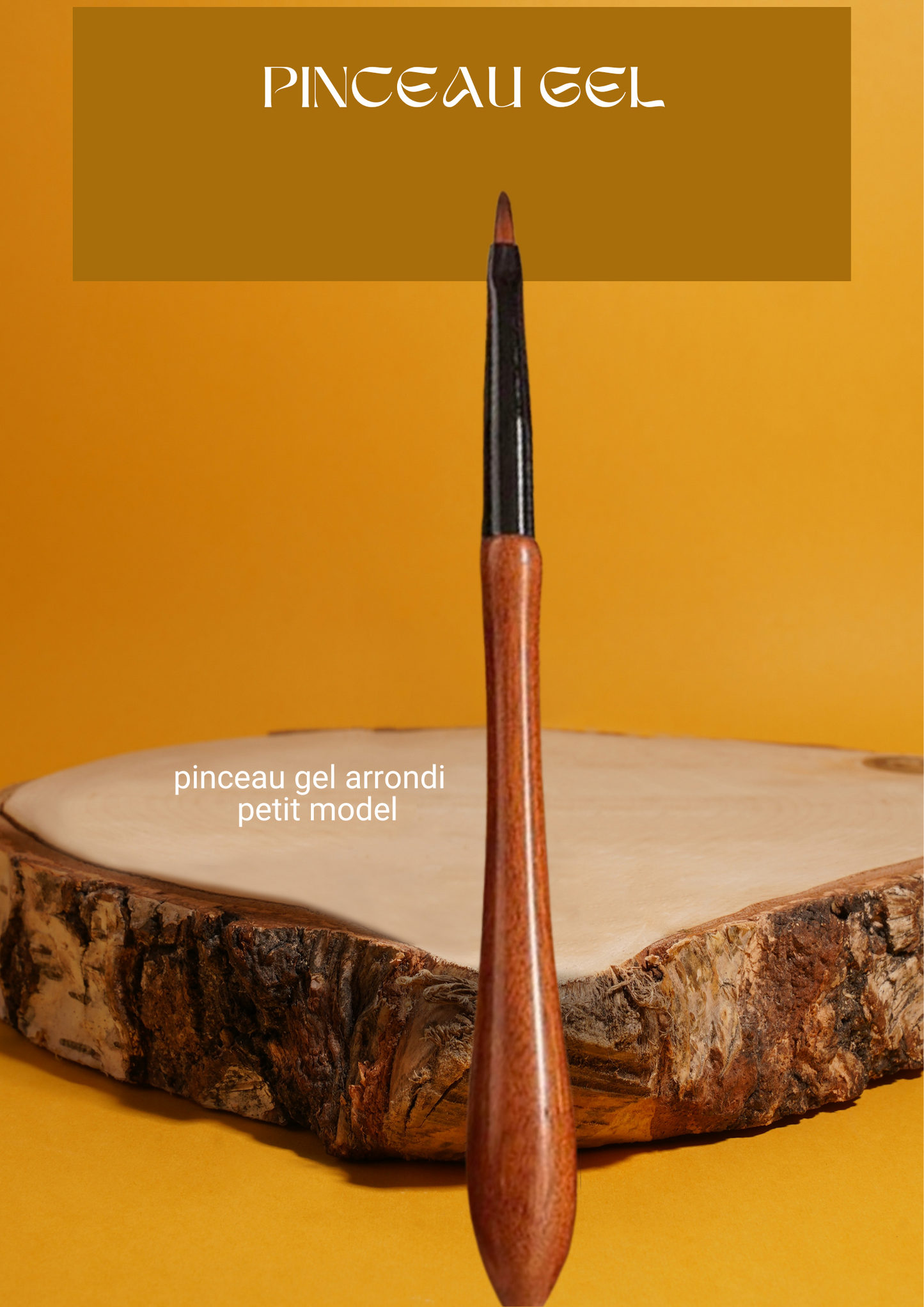 Pinceau gel arrondi taille S