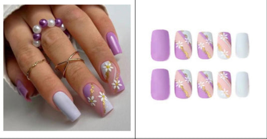 Press on nails FLOWER